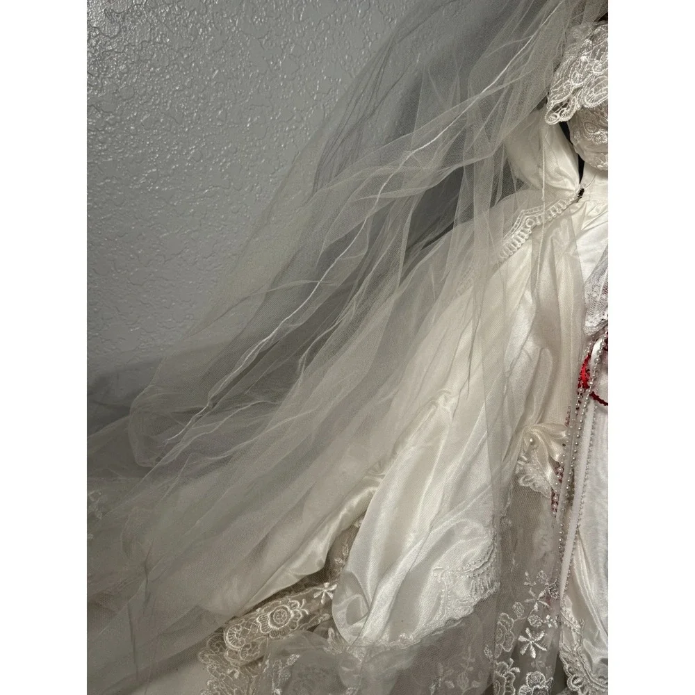 Kais Collection Full Porcelain Bride Doll LE1063/1500, 25in By J. Berard